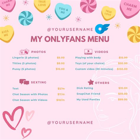 onlyfans tip menu|OnlyFans Menu Ideas and Examples (Get 3 Free。